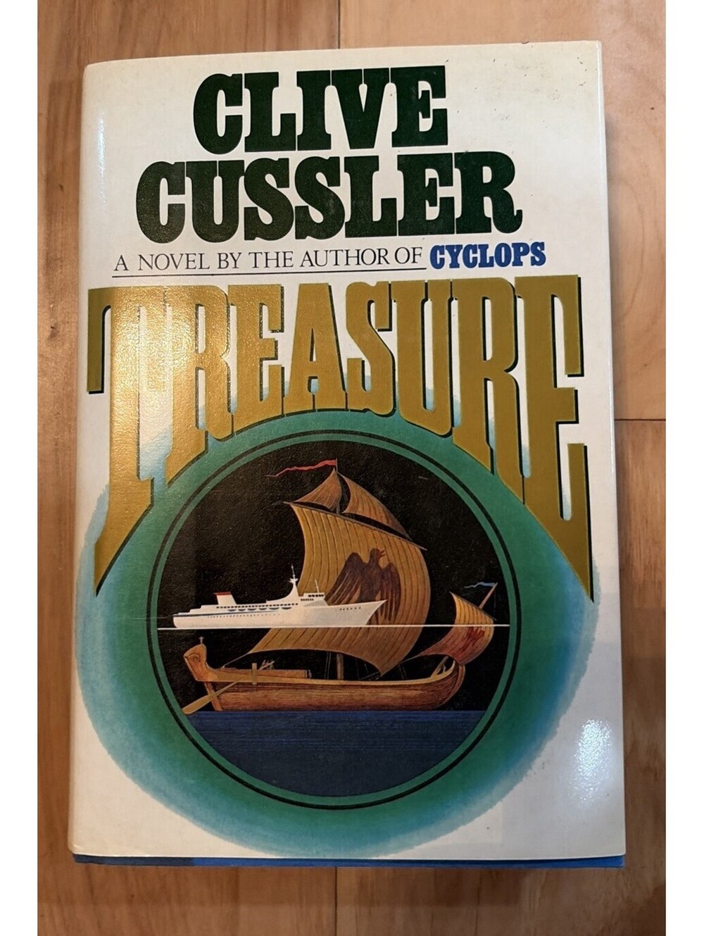 Vintage “Treasure" by Clive Cussler Hardcover Book 1988